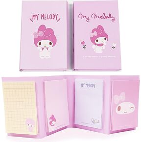 Melody Sticky Notes Schools - 4 تصاميم رائعة لتفتيح يومك وتعزيز الإنتاجية - وسادات المذكرة اللطيفة والملونة للتنظيم ، المرجعية ، ووضع العلامات