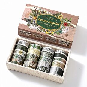 18 Rolls Travel Washi Tape Set journaling Tape for Crafts and Journaling DIY Scrapbook Tape for journaling Scrapbooking Supplies washi Tape for Scrapbooking