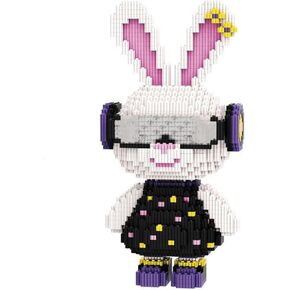 Animal Gothic Style Rabbit Micro Building Blocks Set（2000PCS 28cm High Series） Gift for Adults and Kids