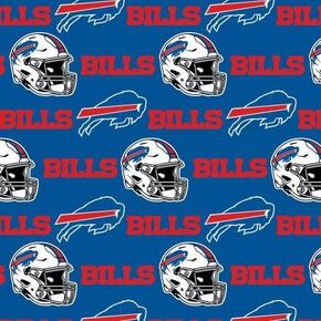 Buffalo Bills Cotton Fabric - NFL Team Logo Coton Fabran in Kuwait