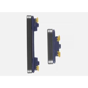 2X Power Volume Button Outer Side Keys Compatible with Samsung Galaxy S23 FE 5G (Silvery)