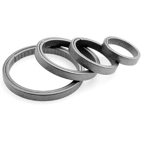 MecArmy CH1 CH13 Titanium Key Rings for Keychain, Side-Pushing Key Chain Rings Split Keyring Heavy Duty Keychain Rings Bulk 4 Pcs 7 Pcs