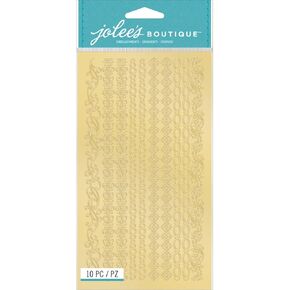 Jolee's Boutique 0015586812244 Jolly Boutique Gold Laser Laser Forders ، أخرى