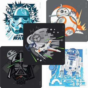 SmileMakers Star Wars Dynamic Stickers - Prizes and Giveaways - 100 per Pack
