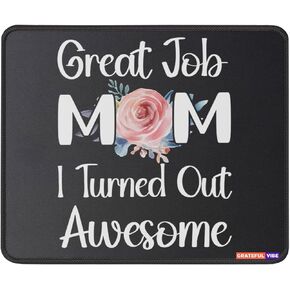 هدايا لأمي ، المرأة العظيمة عمل رائع Mousepad أفضل أمي Mousemat فريدة من نوعها هدية هدية لها من ابنته ، الابن ، الطفل ، الأطفال موسمات عيد ميلاد رائع لوسادة الماوس الأم