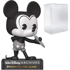 Funko Disney: Archives - Plane Crazy Mickey Mouse Pop! Vinyl Figure (Bundled with Compatible Pop Box Protector Case), Multicolored, 3.75 inches