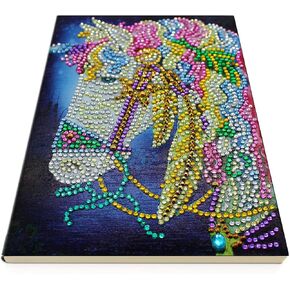 Yobeyi Diamond Painting Notebook Daily Planner Book Journal for Journaling Writing Notebook Embroidery Diamond Cross Stitch Craft Gift-64 Sheets A5 /5.6X8.2inch (NB38)