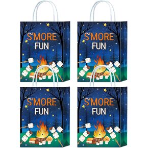 Tyndallrays 16 قطعة S'more Fun Goodie حقائب GOODIE للتخييم مع CHESTFIER BONFIRE BABY DANDER SUBSING SUBSION