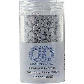 Diamond Dotz 2.8mm 12g اسطوانة شاحبة - حبات اللوحة الماسية الحرة ، حبات فن الماس ، تدريبات بديلة ، جواهر فضفاضة للحرف اليدوية والمشاريع الفنية