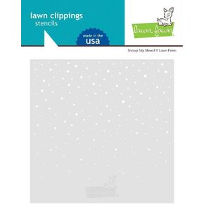 قصاصات العشب stencils -snowy sky -lf2459