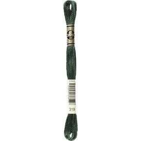 DMC 6-Strand التطريز القطن 8.7yd- الفستق الداكن أخضر