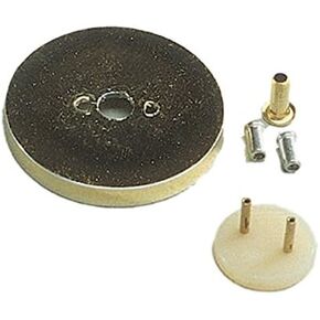 Cir-Kit Concepts Dollhouse Miniature Chandelier Adapter, 27/32" Ceiling Plates #CK804-3