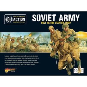 WarLord Bolt Action Soviet Army Starter Army Pack 1:56 WWII Military Wargaming Plastic Model Kit, Small
