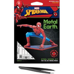 سحر الأرض المعدنية Marvel Spider-Man 3D Metal Model Kit Bundle مع ملاقط