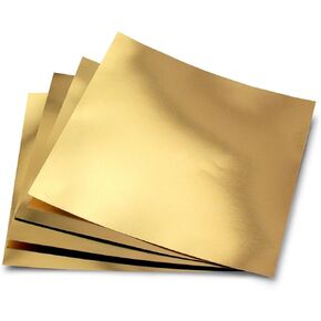 منتجات Hygloss Products Metallic Foil Sheets - 12 × 12 بوصة - الذهب ، 10 حزمة