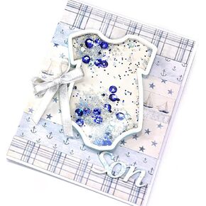 طفل من أجل Onesies Shaker Die Cut لصنع البطاقات ، وفاة القطع المعدنية الطفل تهنئة تموت القطع على نقاط الذرات الزمنية لبطاقة نعمة عيد ميلاد DIY DICRAPER