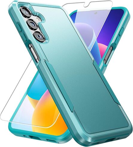 for Samsung Galaxy A16 5G Case,Galaxy A16 5G Phone Case with HD Screen Protector [Military Grade Drop Tested] Heavy-Duty Tough Rugged Shockproof Protective Case for Samsung A16 5G, Black in Kuwait