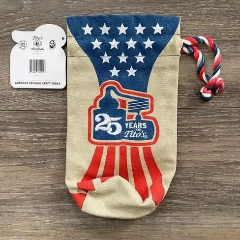 Tito's Vodka American Stars & Stripes 25th Anniversary Bag Bag in Saudi Arabia