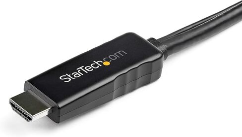 StarTech.com 1ft (30cm) HDMI to DisplayPort Adapter Cable, Active 4K 60Hz HDMI 2.0 to DP 1.2 Converter, HDR, USB Bus Powered, HDMI Source to DisplayPort Monitor for Laptops/PC (128-HDMI-DISPLAYPORT) in Kuwait