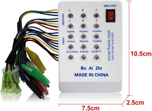 Brushless MotorTester, 24V 36V 48V 60V 72V E-Bike Tester Electric Car Scooter Controller Tester for Teste Motor Coil in Saudi Arabia