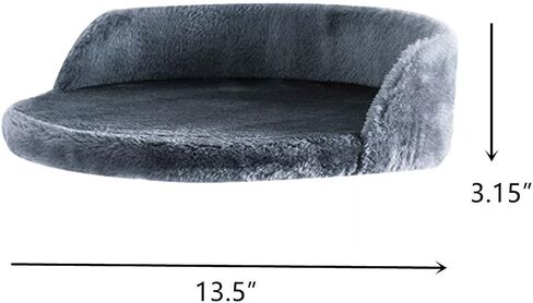 SHENGOCASE 13.5" Cat Tree Tower Accessories Replacement Parts Top Perch Bed Platform, Cat Tower Add on (Semi-Surrounded M8) in Saudi Arabia