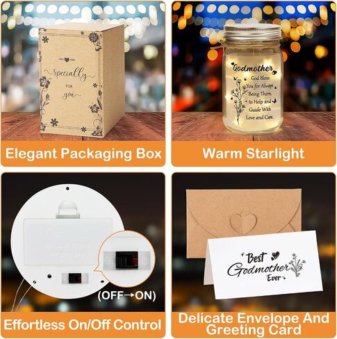 Grandma Gifts, Gifts for Grandma Mason Jar Night Light, Grandma Birthday Gifts from Grandkids, Birthday Gifts for Grandmother, Best Grandma Gifts, Grandma Gifts Ideas for Christmas Mothers Day in Saudi Arabia