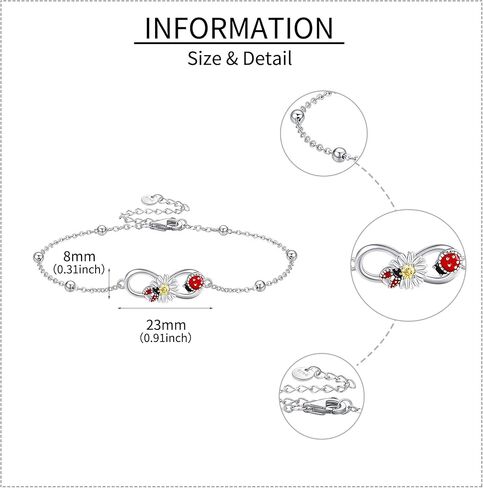 JERWLI عين الشر همسة سوار الفضة الاسترليني عين الشر وهمسة الطبقات سوار حسن الحظ حماية تميمة مجوهرات للنساء الفتيات in Kuwait