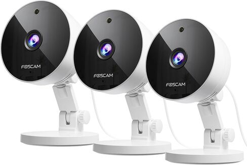 FOSCAM IP Camera with 3K/5M QHD Resolution, Dual-Band Wi-Fi in Kuwait