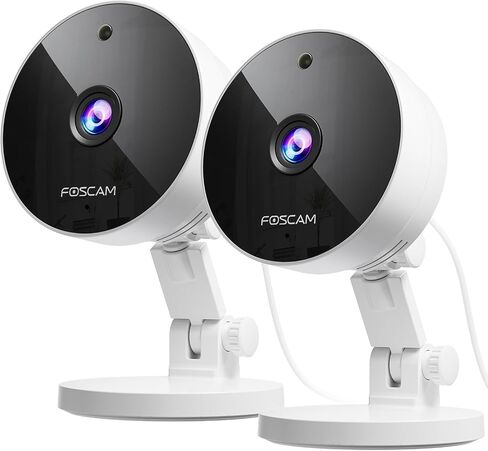 FOSCAM IP Camera with 3K/5M QHD Resolution, Dual-Band Wi-Fi in Kuwait