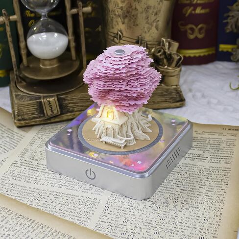 3D Memo Memo Pads تقويم مكتب الورق مع الضوء ، والهدايا الإبداعية DIY ، ومكعبات لوحات الملاحظات غير اللطيفة الملصقات الملصقات الملصقات النشر للمكتب/الصفحة الرئيسية (الوردي) in Kuwait
