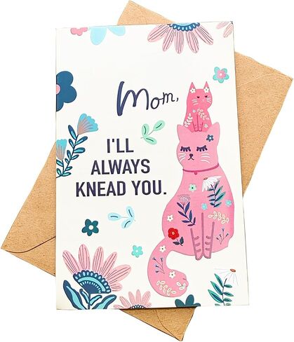 Mothers Day Card for Mom, Funny Mother's Day Cards from the Cat, Naughty Cat Mothers Day Card (Cat) in Saudi Arabia