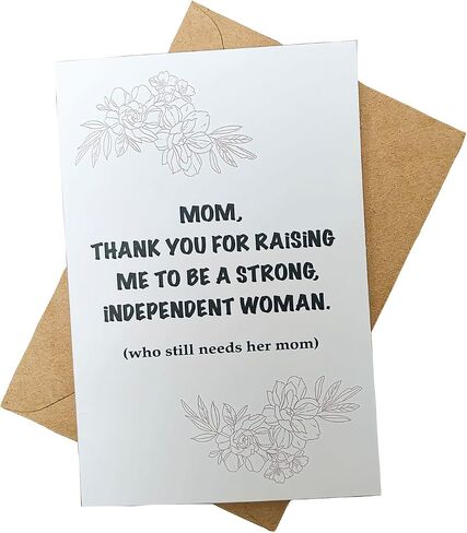 Mothers Day Card for Mom, Funny Mother's Day Cards from the Cat, Naughty Cat Mothers Day Card (Cat) in Saudi Arabia