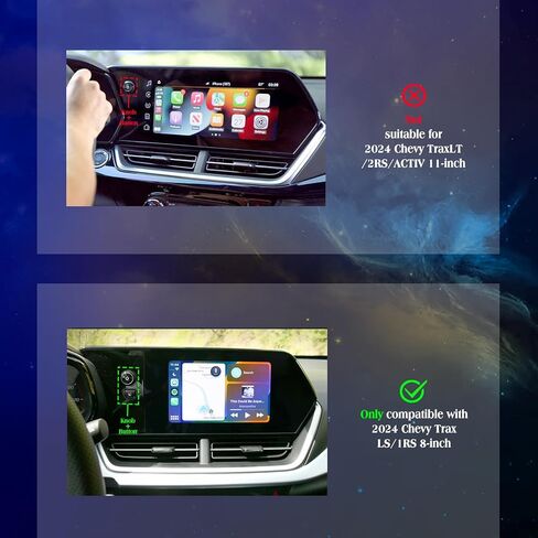 لعام 2025 Chevy Trax Screen Protector 8 "Digital Cluster & 11" NAV. واقي الشاشة 2024 Chevy Trax (LT/2RS/Active) 2024 Trailblazer Ferved Glass Protection Film 2024 Chevy Trax Accessories ... in Kuwait