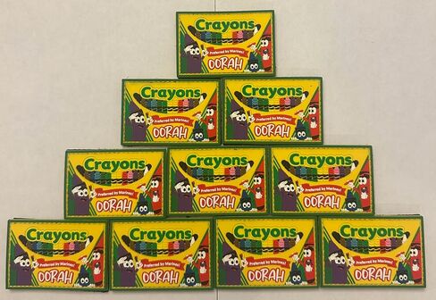 Crayons Morale PVC Patch with Hook and Loop in Kuwait