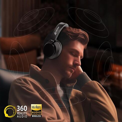 ATTACK SHARK G500 Wireless Over-Ear Noise Canceling Gaming Headphones-Black in Saudi Arabia