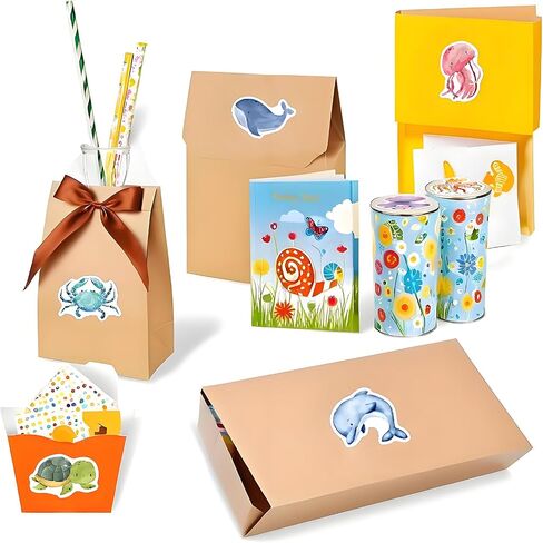 Insect Bug Stickers Rolls - 1000Pcs Small Animal Sticker Ladybird Beetle Butterfly Decals Insect Aesthetics Self-Adhesive Labels for Kids School Prizes Rewards Classroom Teaching. (Ocean) in Saudi Arabia