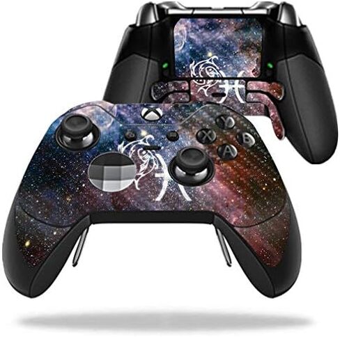 MightySkins Carbon Fiber Skin for Microsoft Xbox One Elite Controller - Taurus | Protective, Durable Textured Carbon Fiber Finish | Easy to Apply, Remove, and Change Styles | Made in The USA in Saudi Arabia