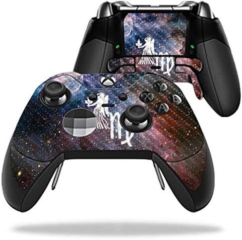 MightySkins Carbon Fiber Skin for Microsoft Xbox One Elite Controller - Taurus | Protective, Durable Textured Carbon Fiber Finish | Easy to Apply, Remove, and Change Styles | Made in The USA in Saudi Arabia