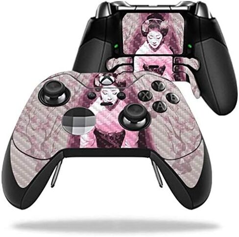 MightySkins Carbon Fiber Skin for Microsoft Xbox One Elite Controller - Taurus | Protective, Durable Textured Carbon Fiber Finish | Easy to Apply, Remove, and Change Styles | Made in The USA in Saudi Arabia