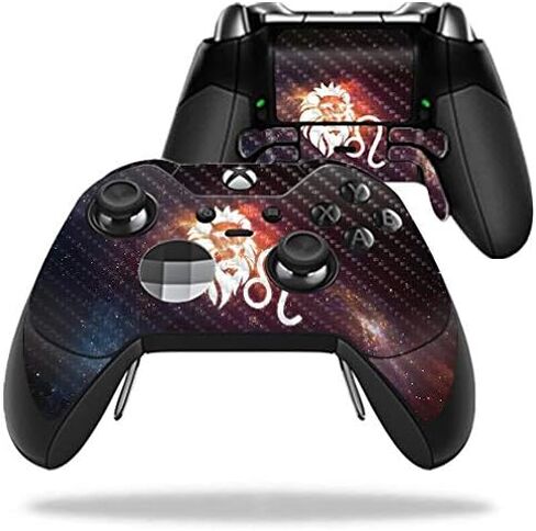 MightySkins Carbon Fiber Skin for Microsoft Xbox One Elite Controller - Taurus | Protective, Durable Textured Carbon Fiber Finish | Easy to Apply, Remove, and Change Styles | Made in The USA in Saudi Arabia