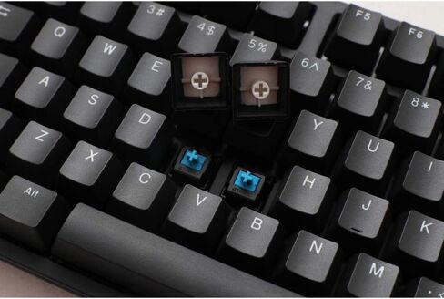 Ducky One 2 Phantom Black 100% Mechanical Keyboard: Cherry Brown Switches, High-Density PBT Doubleshot Keycaps, Non-backlit, US, Phantom Black in Kuwait