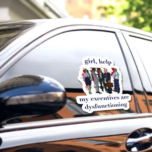 ADHD Highway to Hey! Sticker - Graphic Decal - Auto, Wall, Laptop, Cell, Truck Sticker for Windows, Cars, Trucks in Kuwait