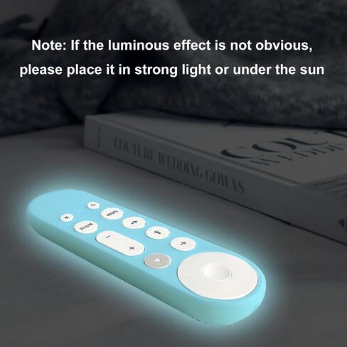Silicone Case Cover for Google TV Streamer (4K) Voice Remote 2024 - Protective (Anti-Slip) Shockproof Lightweight Remote Cover (Hazel) in Kuwait