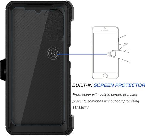 علبة Tekcoo لـ Motorola Moto G 5G 2022 / Moto G (2022) / XT2213 [حامي شاشة مدمج] حزام حزام الحافظة [Grish Grad in Kuwait