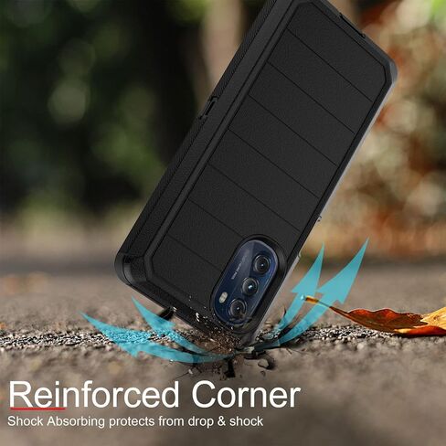 علبة Tekcoo لـ Motorola Moto G 5G 2022 / Moto G (2022) / XT2213 [حامي شاشة مدمج] حزام حزام الحافظة [Grish Grad in Kuwait