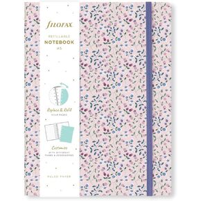 Filofax Meadow A5 Refillable Notebook - Pink