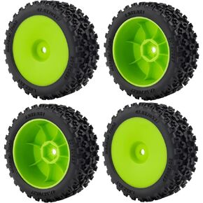 1/18 RC CAR 4PCS RIMS RIMS ترقيات لـ 1/18 ARRMA TYPHON GROM (أحمر)