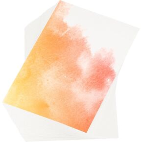 Patikil 300 PCS ورقة ألوان مائية نقية من القطن 110 رطل/230 GSM ورقة تلوين المياه للطلاء الفني فنان الرسم بالألوان المائية ، 8x10 بوصة