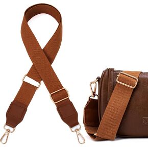 Purse Strap, 1.5" Cowhide Head Wide Shoulder Bag Strap Adjustable Replacement,Crossbody Bag Straps