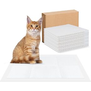17.7 "x12.9" تعبئة تعبئة Cat pad for box box ، متوافق مع مربع فضلات من الفولاذ المقاوم للصدأ suzzipaws ، وسادات التبول المكونة من 5 طبقات ومقاومة للامتصاص للقطط ، والتحكم في الرائحة طويلة الأمد ، 10 عدد.